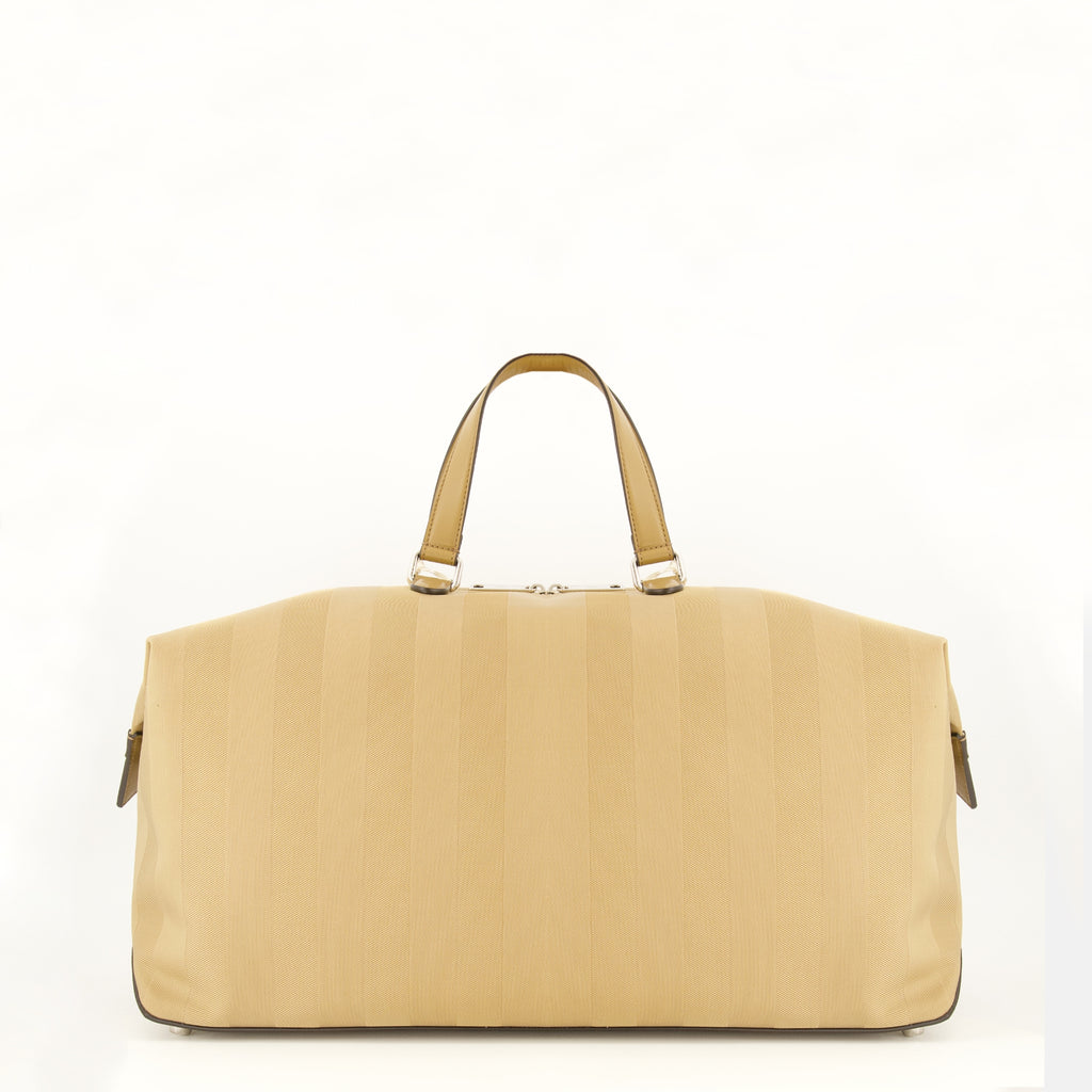 Sacs de sport et voyage Fendi Lui 48 Beige Nylon Travel Bag Fendi Beige Homme