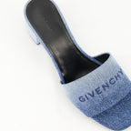 Zapatos abiertos Sandalias de tacón 4G Givenchy Azul Femme