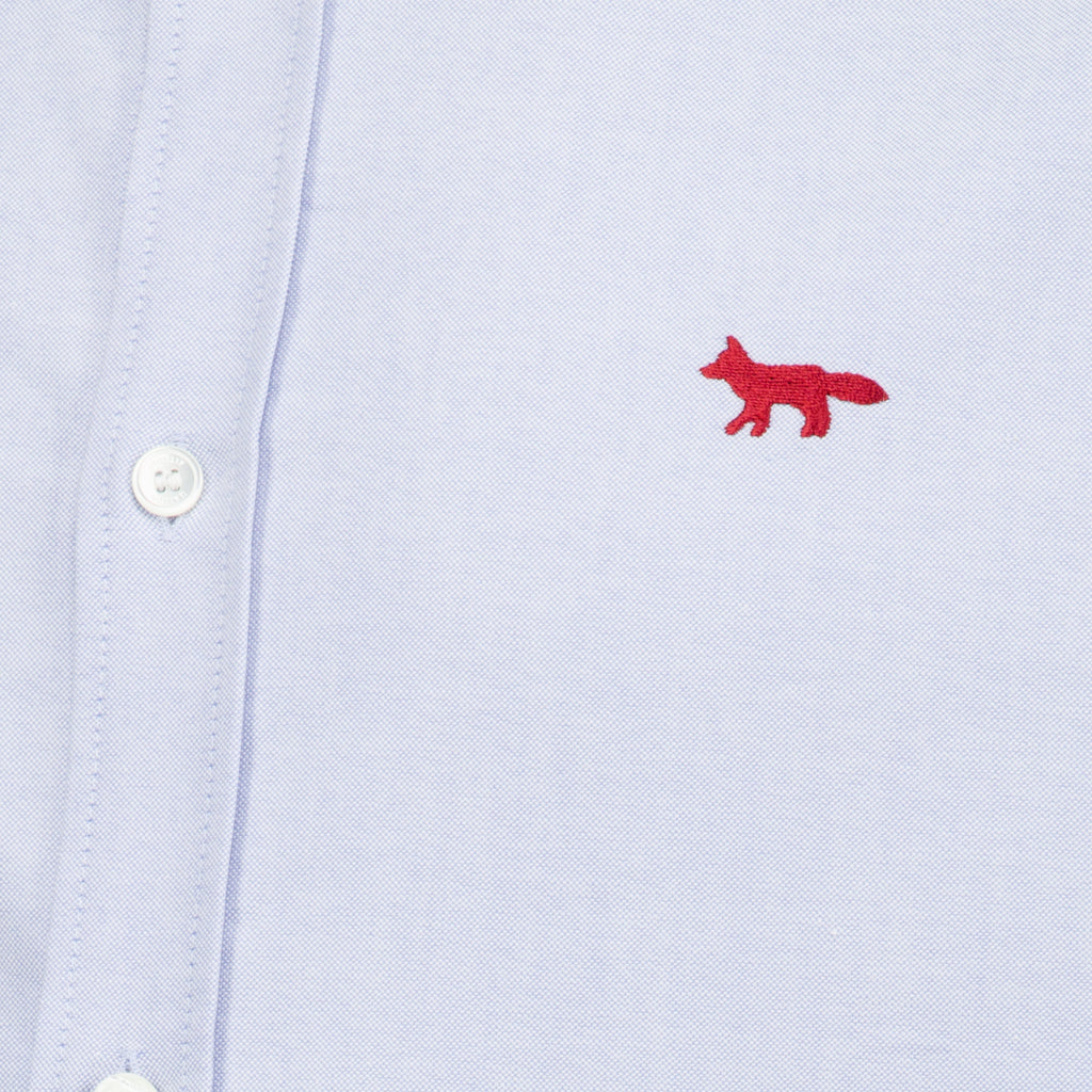 Chemises Chemise bleu en coton Maison Kitsune Bleu Homme