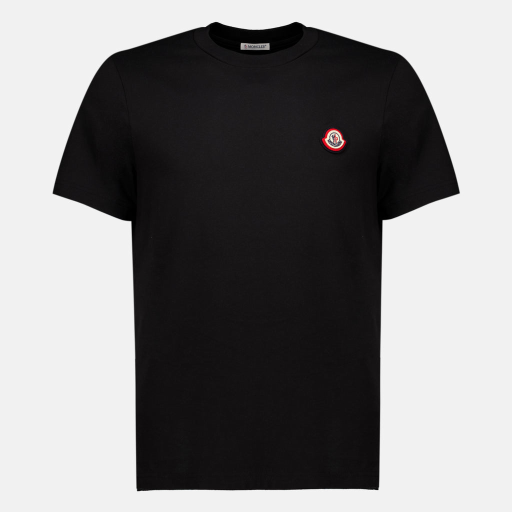 T-shirts T-Shirt Logo Nero Moncler Noir Homme