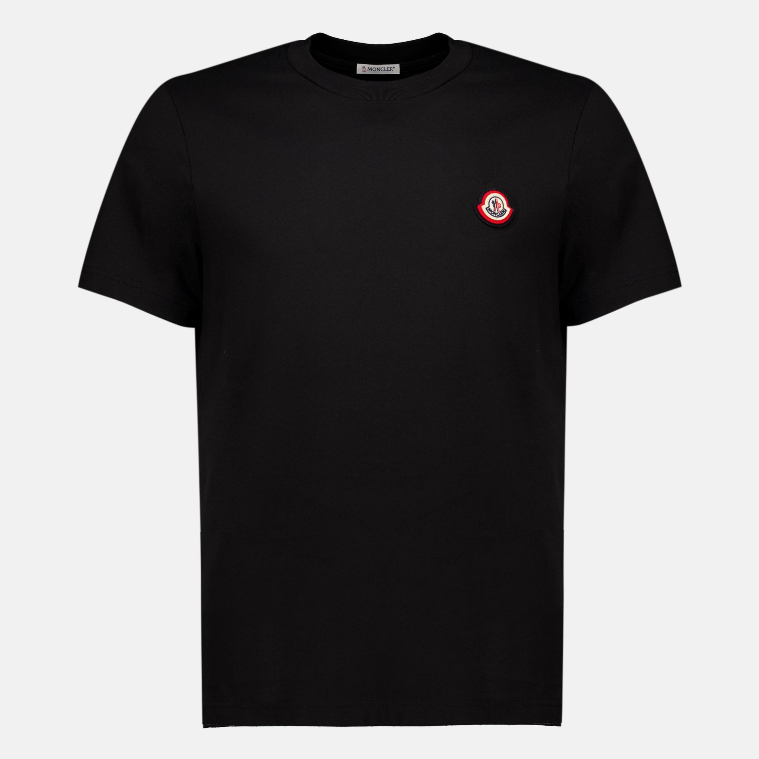 T-shirts T-Shirt Logo Nero Moncler Noir Homme