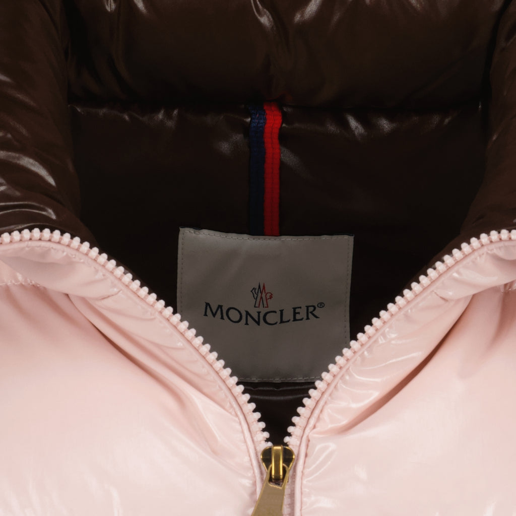 Vestes Niverolle Pink Sleeveless Down Jacket Moncler Rose Femme