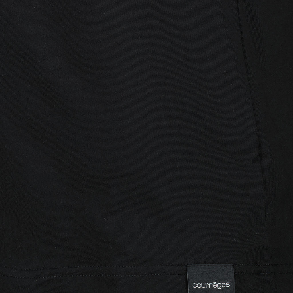 Image de l'article T-shirt noir en coton de la marque Courrèges pour Homme - Saison Printemps-Été 2026 - Vue détaillée_1
