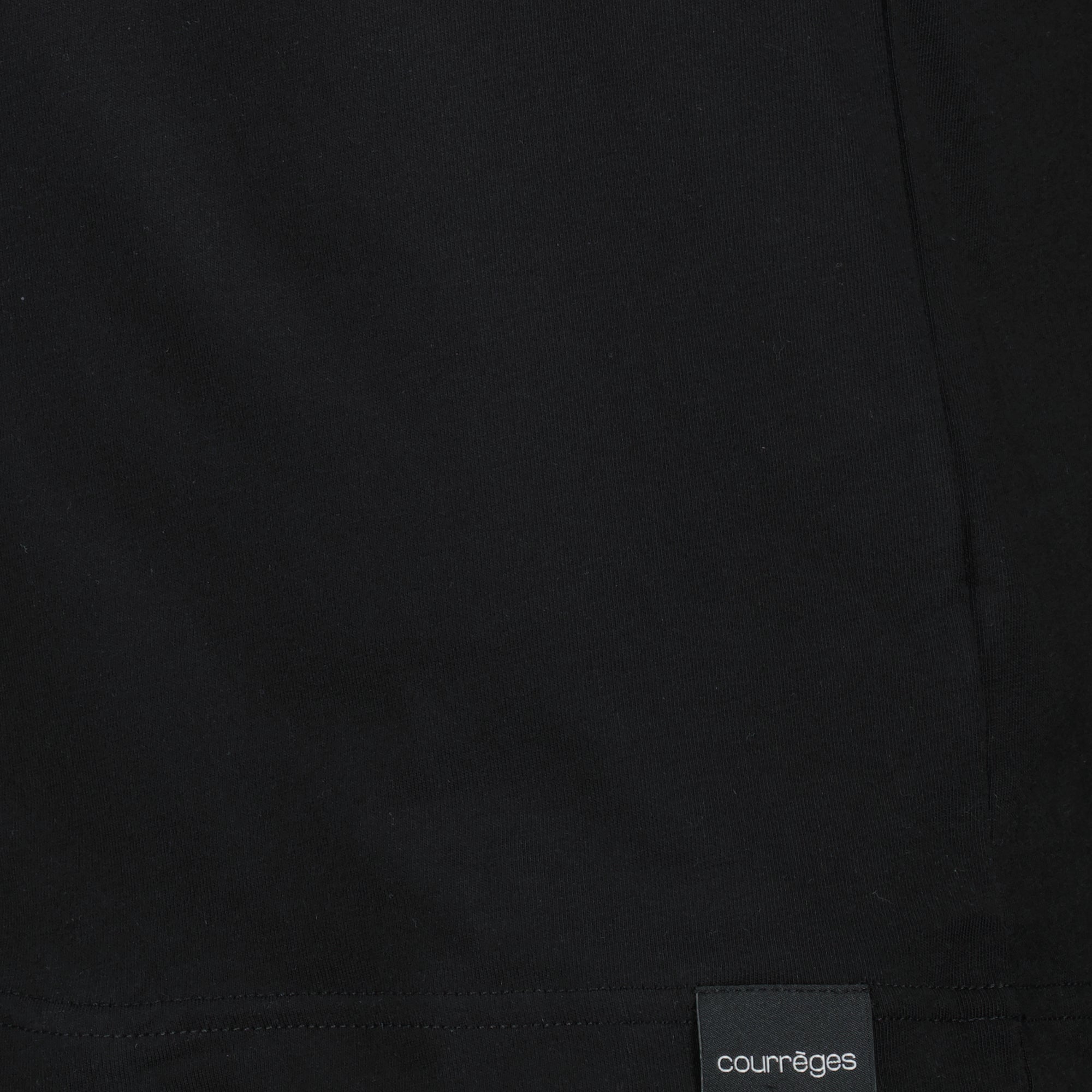Image de l'article T-shirt noir en coton de la marque Courrèges pour Homme - Saison Printemps-Été 2026 - Vue détaillée_1