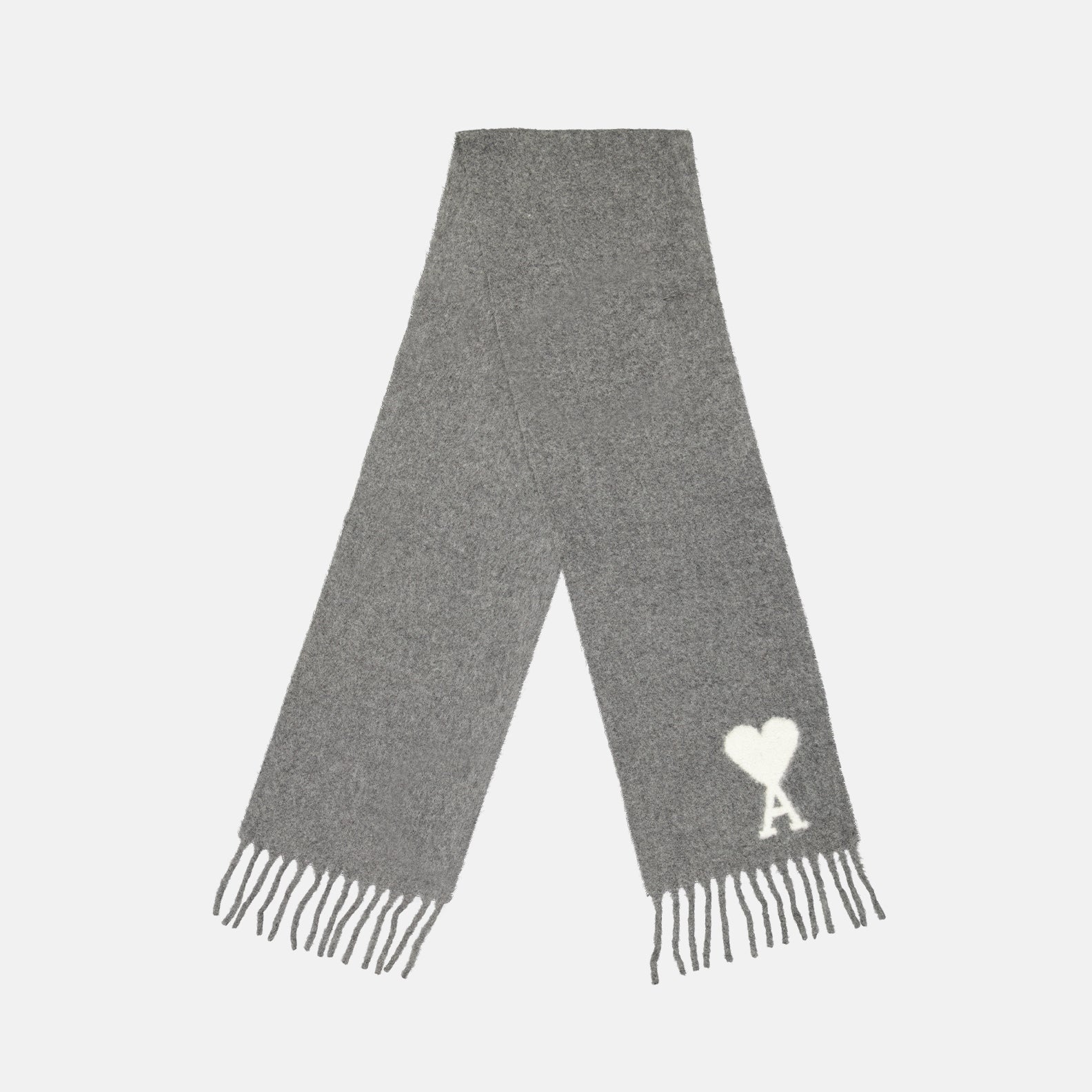Scarves and gloves Scarf <tc>Ami de coeur</tc> Ami PARIS Gray Unisex