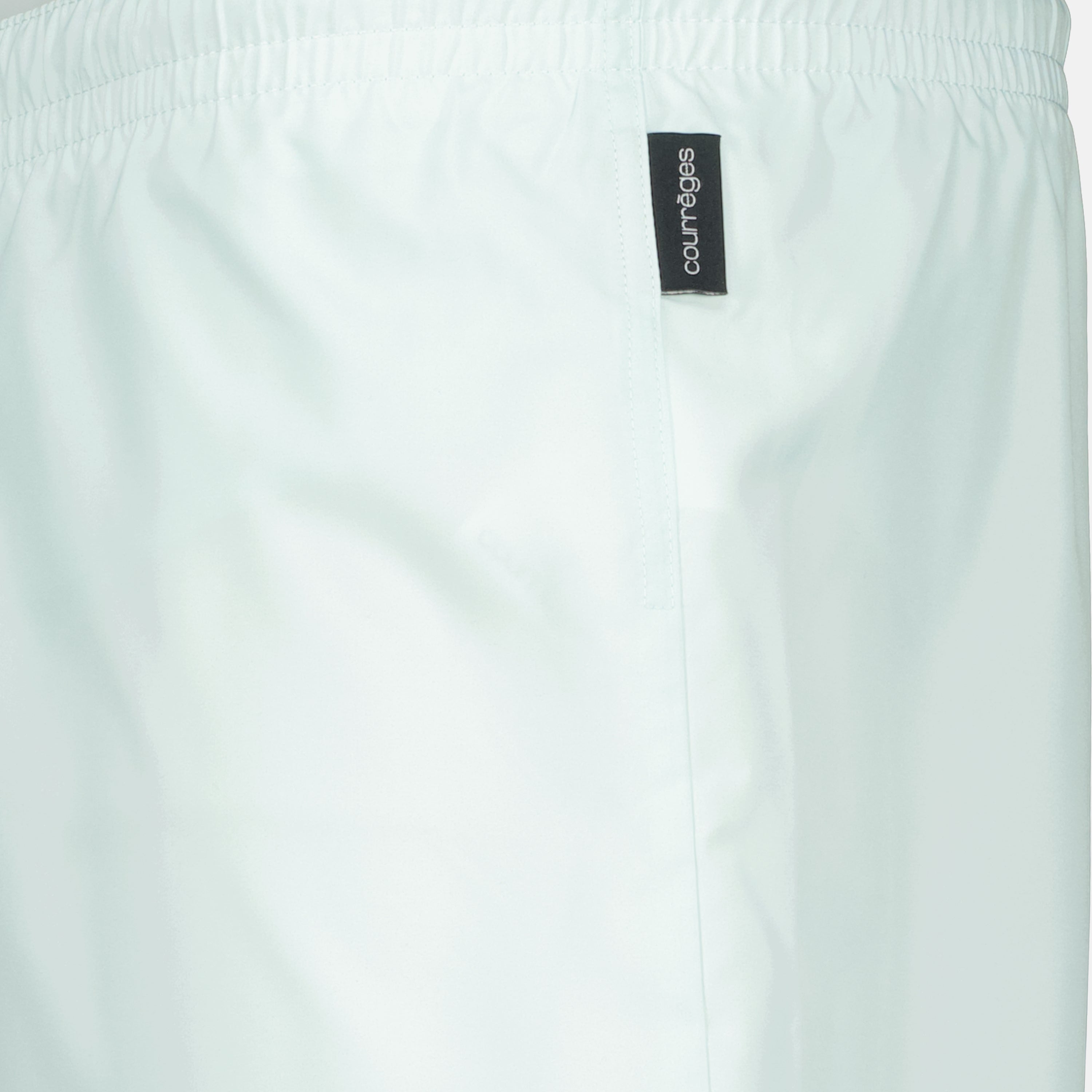 Bild des blauen AC Badeanzugs für Herren von Courrèges - Frühling-Sommer 2026 - Detailansicht 1