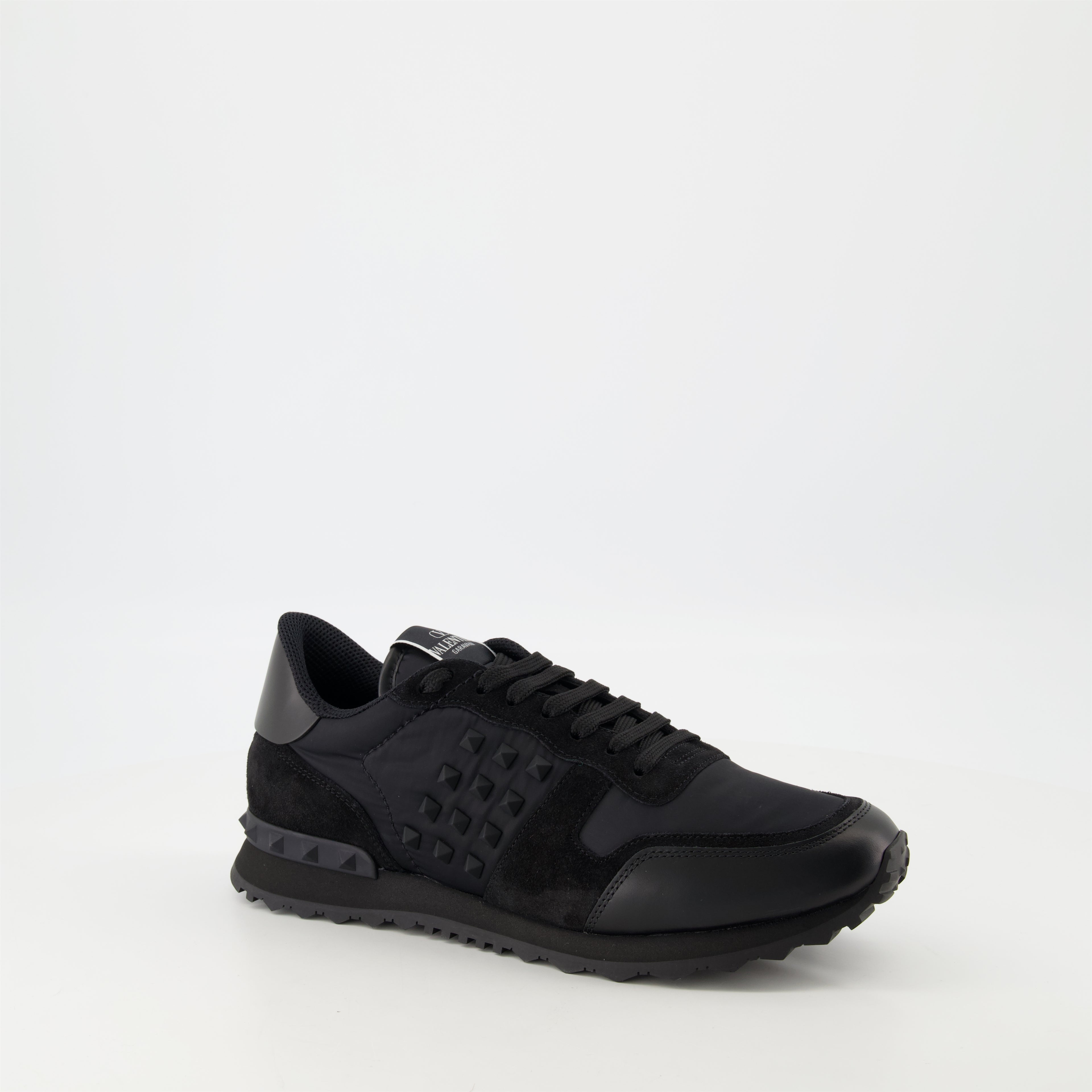 Tênis Baskets Rockrunner Valentino Garavani Preto Homme