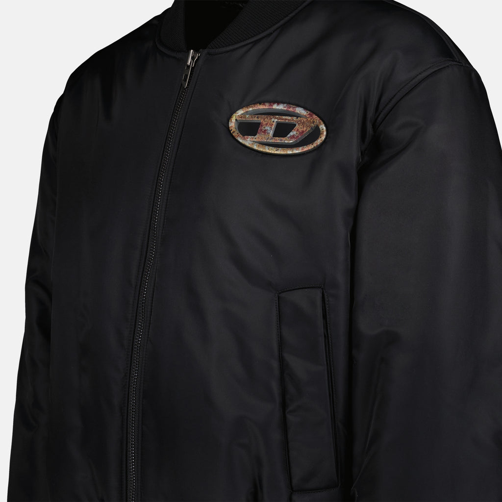 ジャケット J-Milles-Rugg ボンバー Diesel 黒 Homme