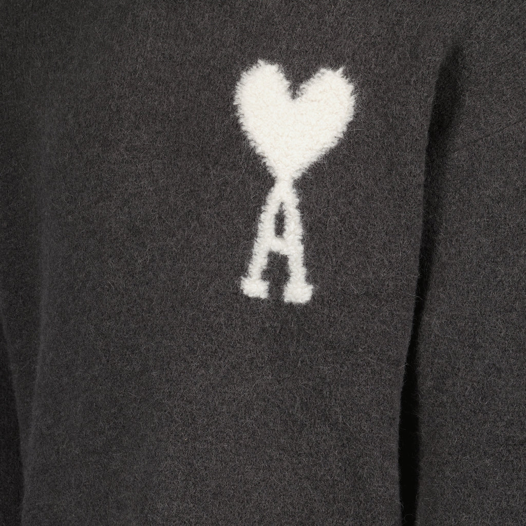 Maglieria Pull AMI de Coeur Ami PARIS Grigio Unisex