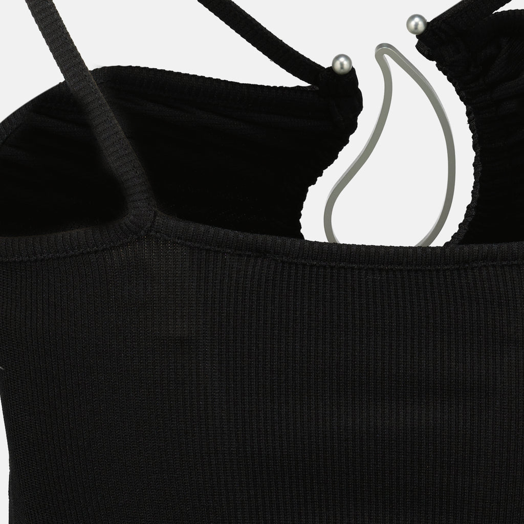 Tops Kaschmir-Muster-Top Christopher Esber Noir Femme