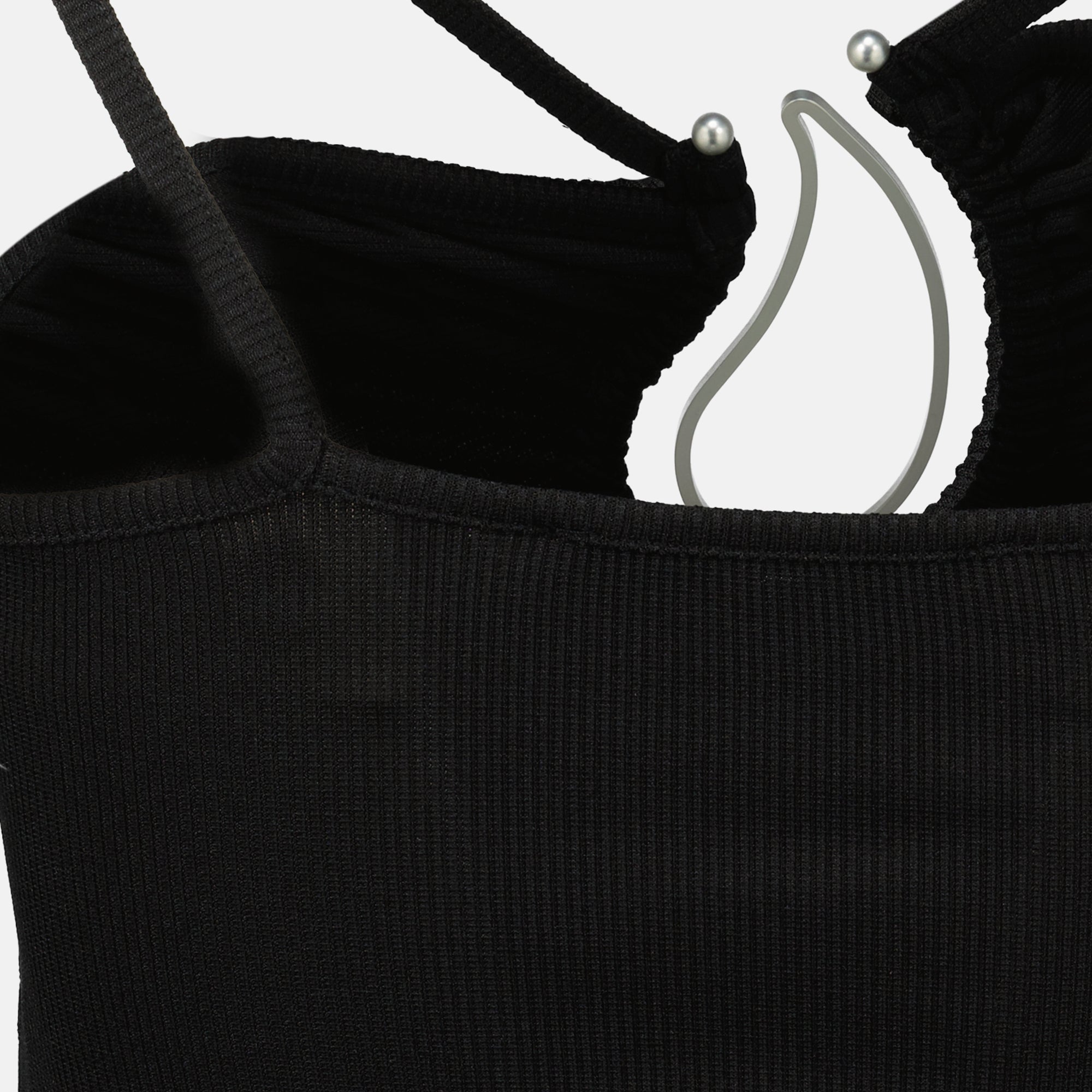 Tops Kaschmir-Muster-Top Christopher Esber Noir Femme