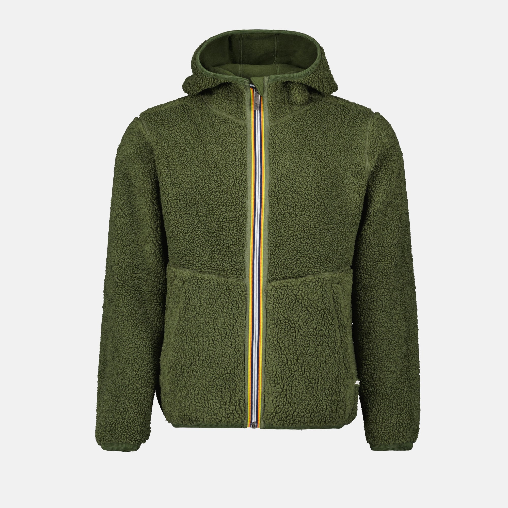 Vestes Veste réversible Sherpa Polar K-Way Kaki Homme