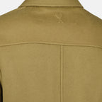 Immagine del giubbotto kaki del marchio Ami PARIS per Uomo - Stagione Autunno-Inverno 2025 - Vista Dettaglio_3