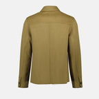 Immagine del giubbotto kaki del marchio Ami PARIS per Uomo - Stagione Autunno-Inverno 2025 - Vista Dettaglio_1