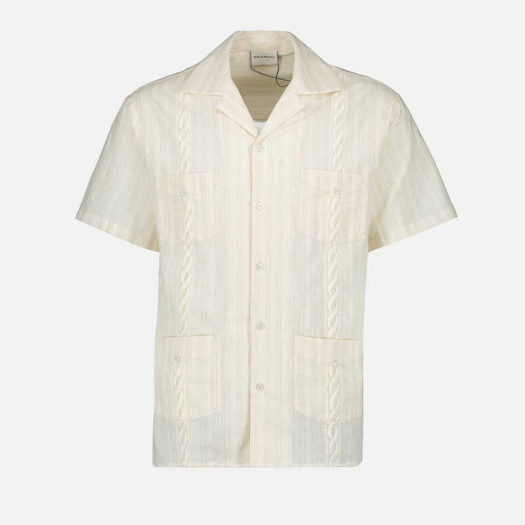 Chemises Chemise Cubaine Drole De Monsieur Beige Homme
