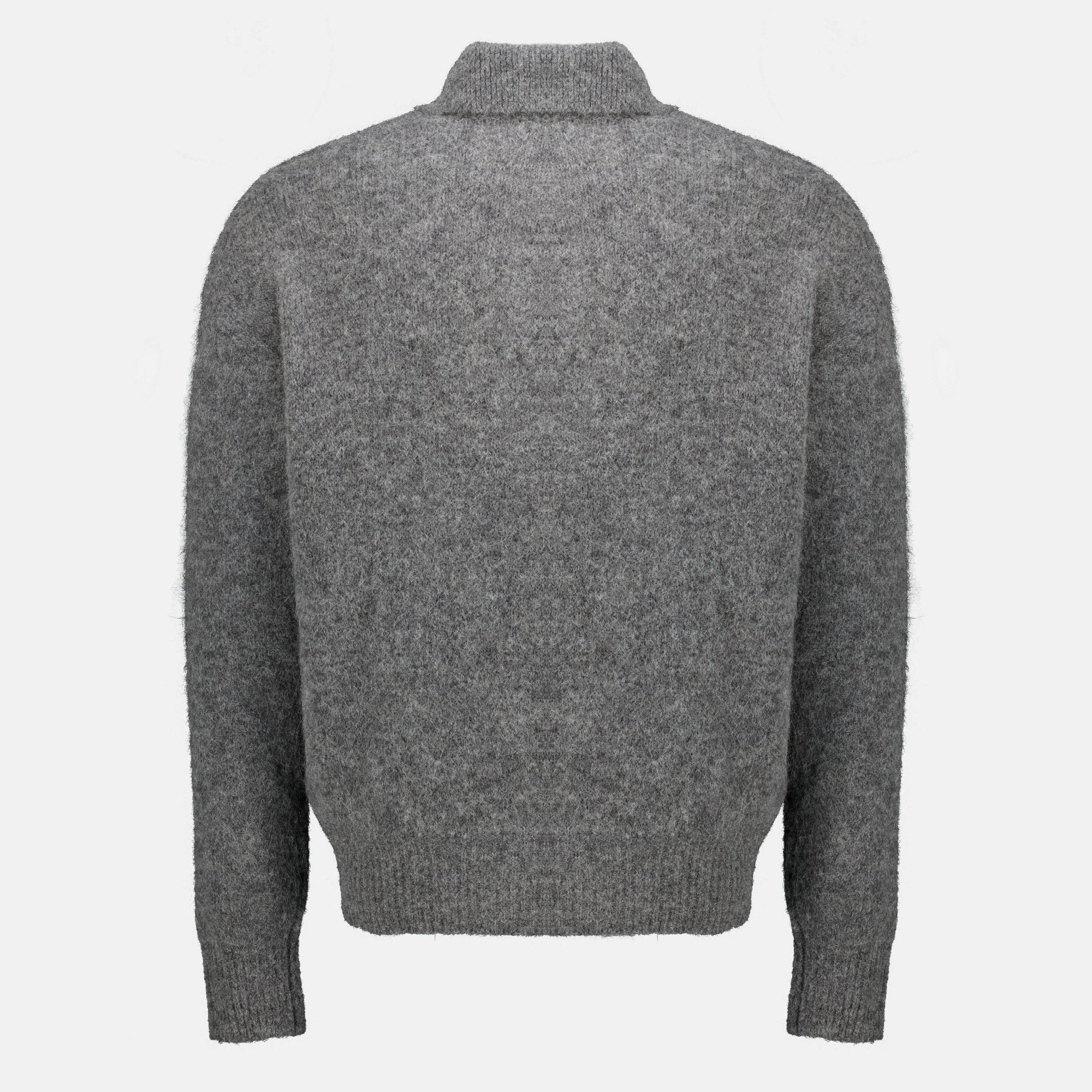 Polos Gray Alpaca Polo Ami PARIS Gris Homme