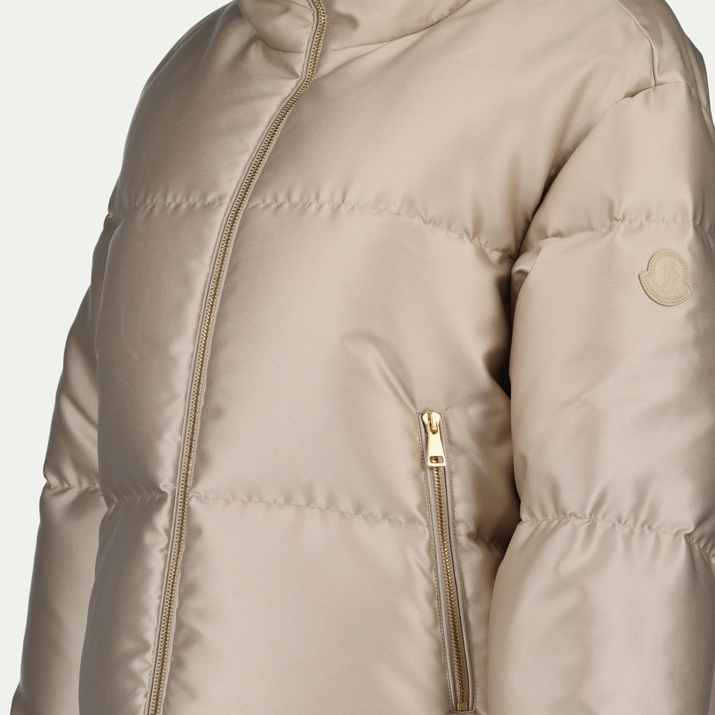 Abrigos Chaqueta de plumas Bonnelles Moncler Beige Femme
