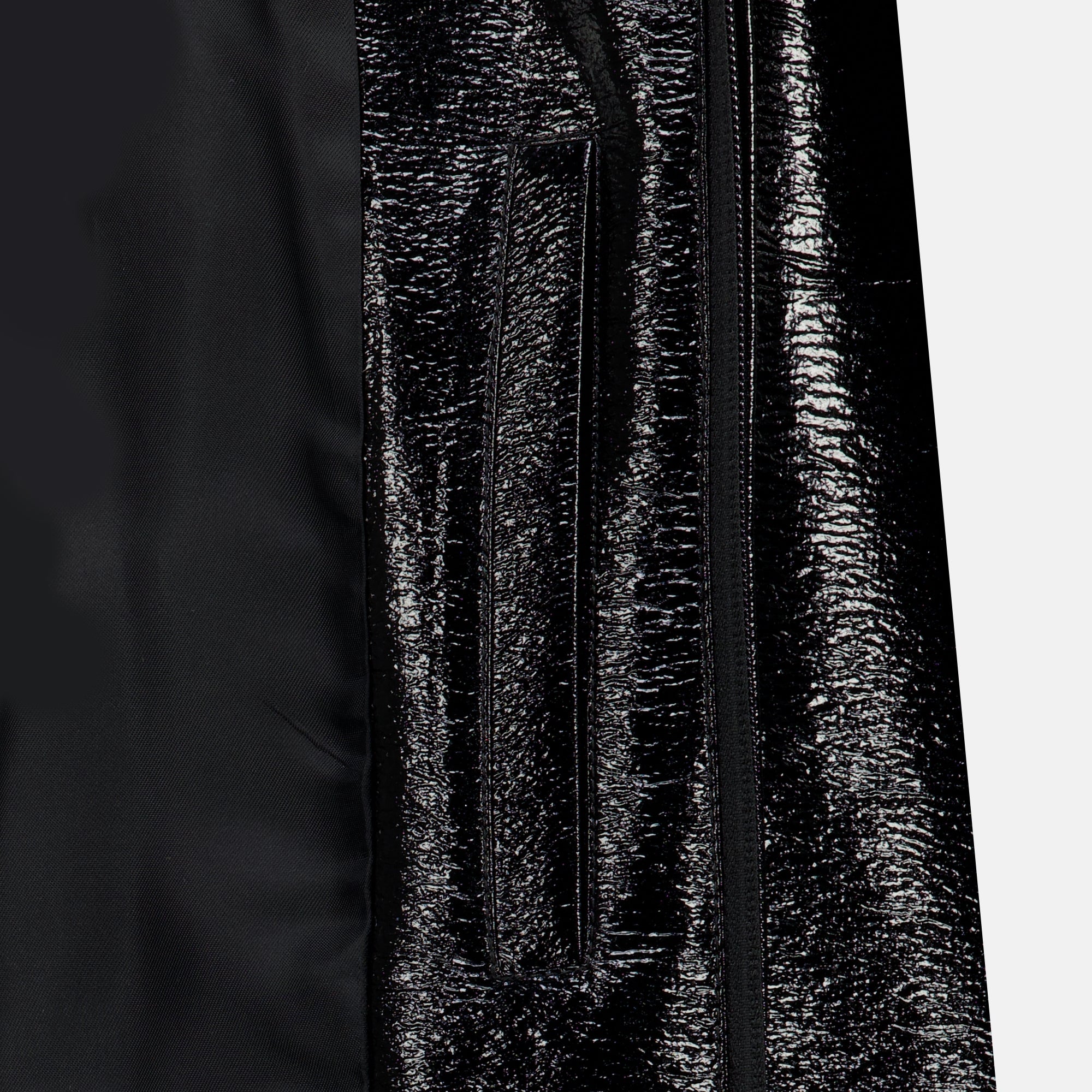 Vestes 검은색 비닐 트랙수트 재킷 Courrèges Noir Femme
