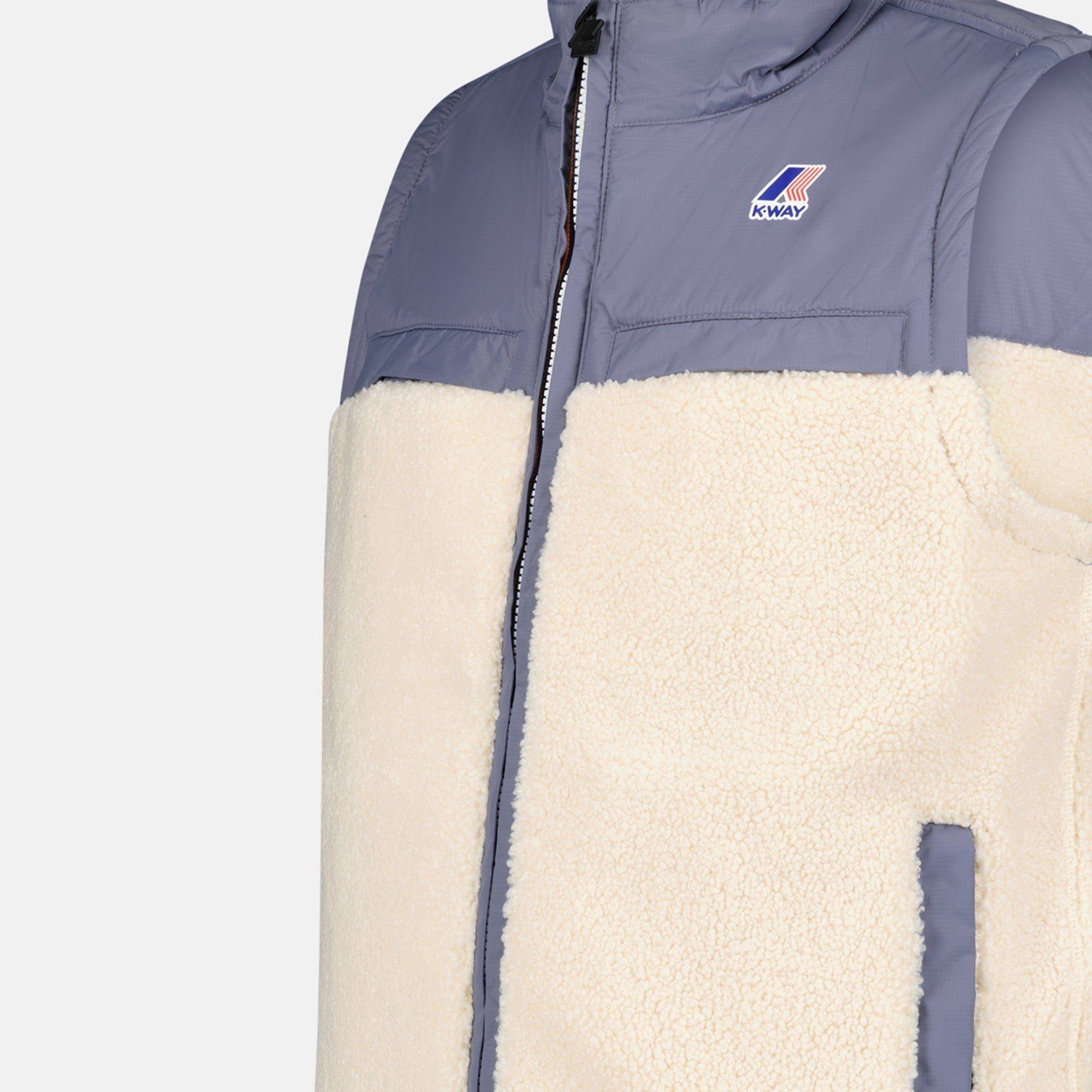 Vestes Veste Le Vrai 3.0 sans manches K-Way Bleu Unisexe