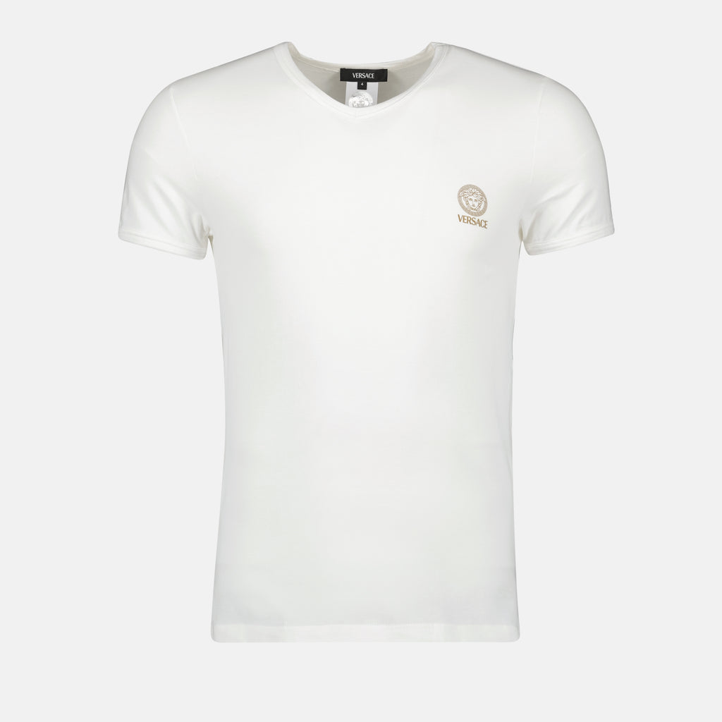 Intimo e homewear Tricot de corps Medsusa Versace Bianco Homme