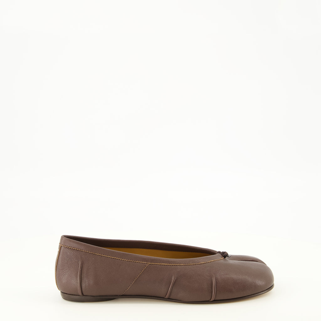 Chaussures plates Tabi Braune Ballerinas Maison Margiela Marron Femme