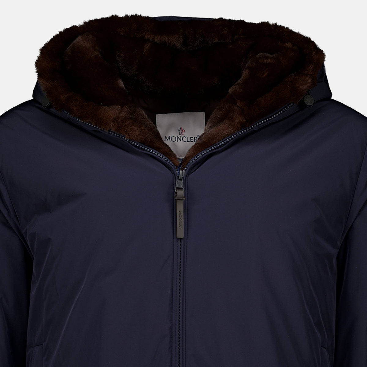 Manteaux Zambood Navy Blue Down Jacket Moncler Bleu foncé Homme
