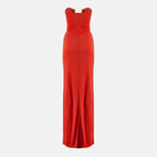Bild des Artikels Orange Bogen-Bustierkleid von Christopher Esber für Frauen - Frühjahr-Sommer 2026 - Rückansicht