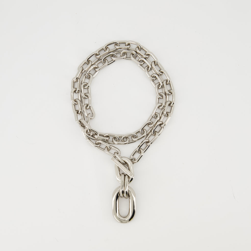 Jewelry Link Necklace Rabanne Silver Femme