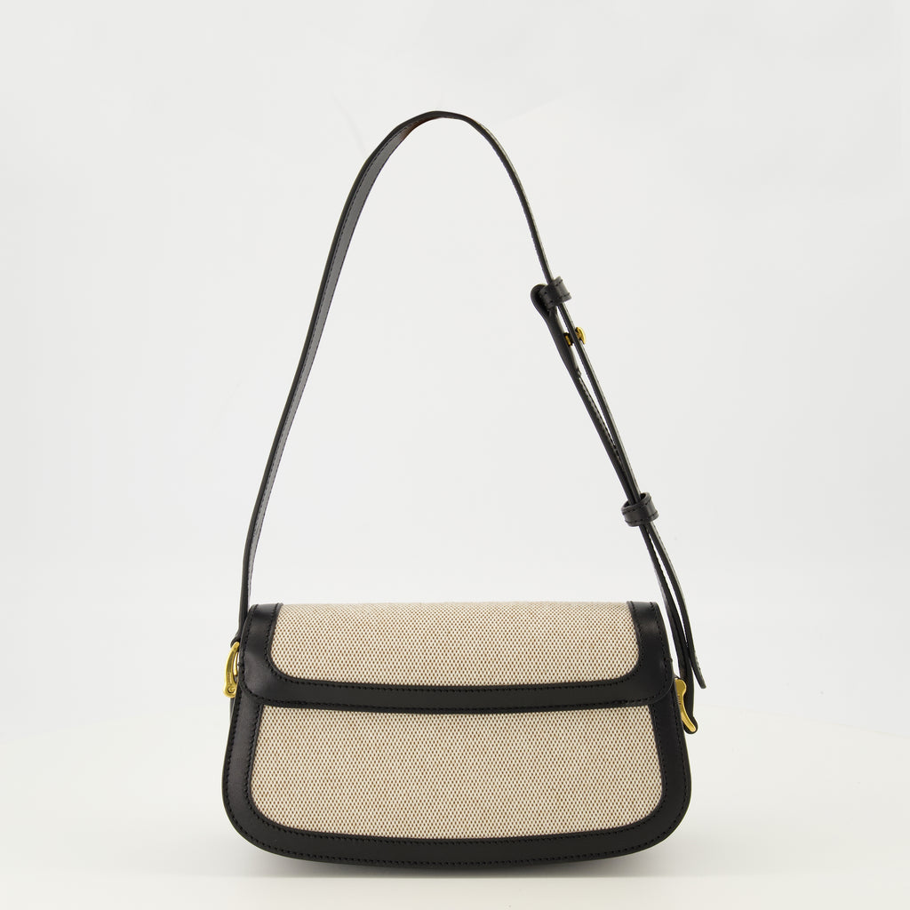 Image de l'article Sac épaule Paris Paris noir en cuir de la marque Ami PARIS pour Unisex - Saison Printemps-Été 2026 - Vue de Dos