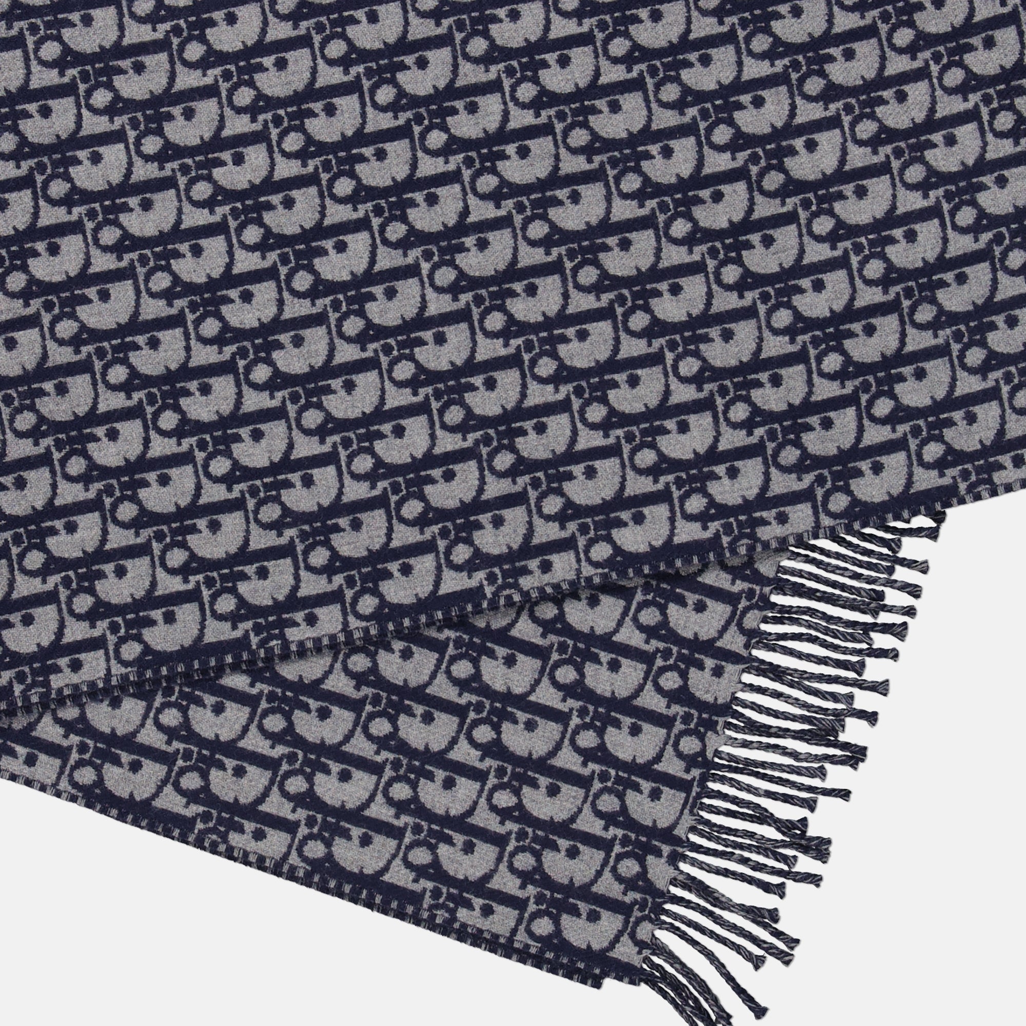 Écharpes, foulards et gants Écharpe Dior Oblique Dior Bleu foncé Homme