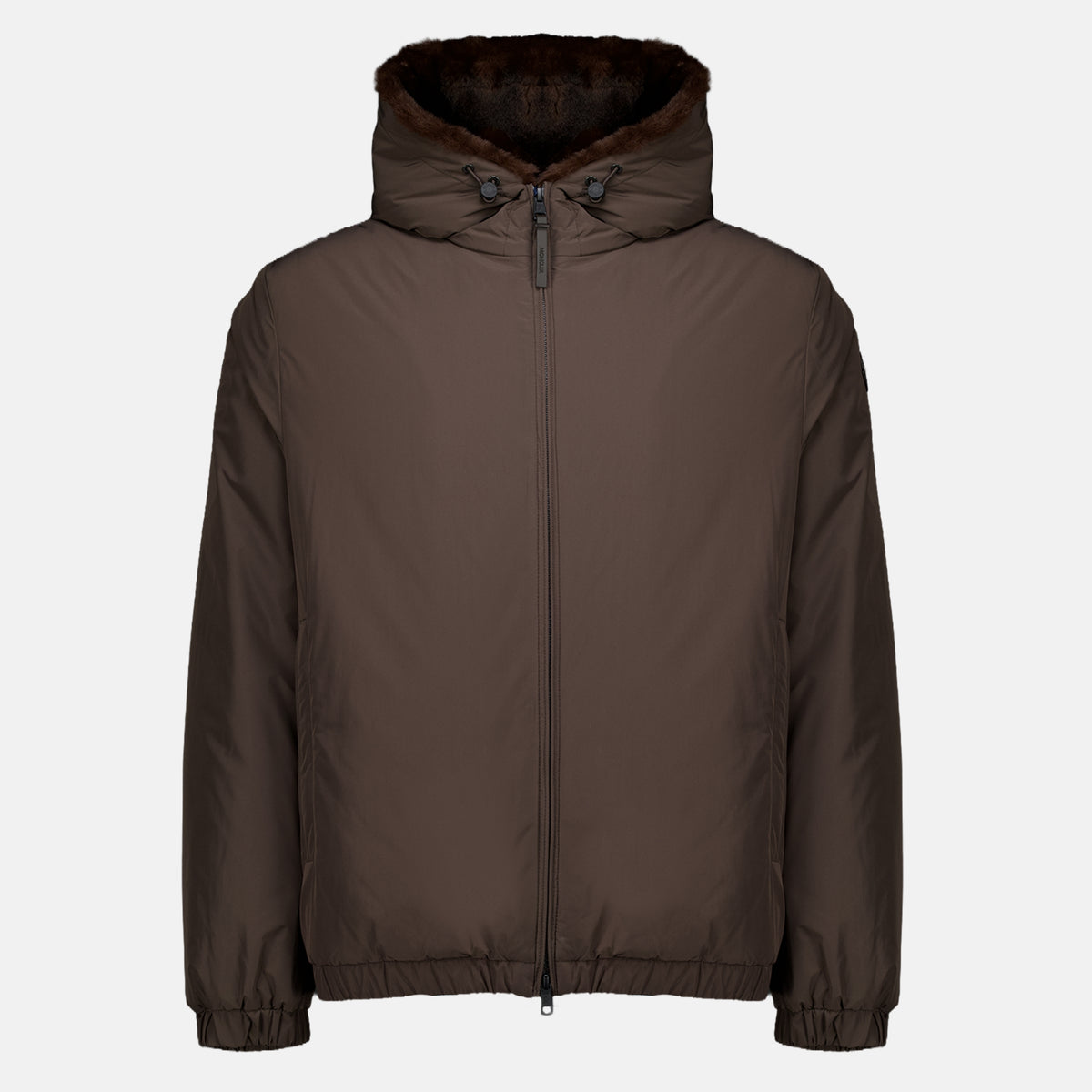 Manteaux Zambood Braune Daunenjacke Moncler Marron Homme