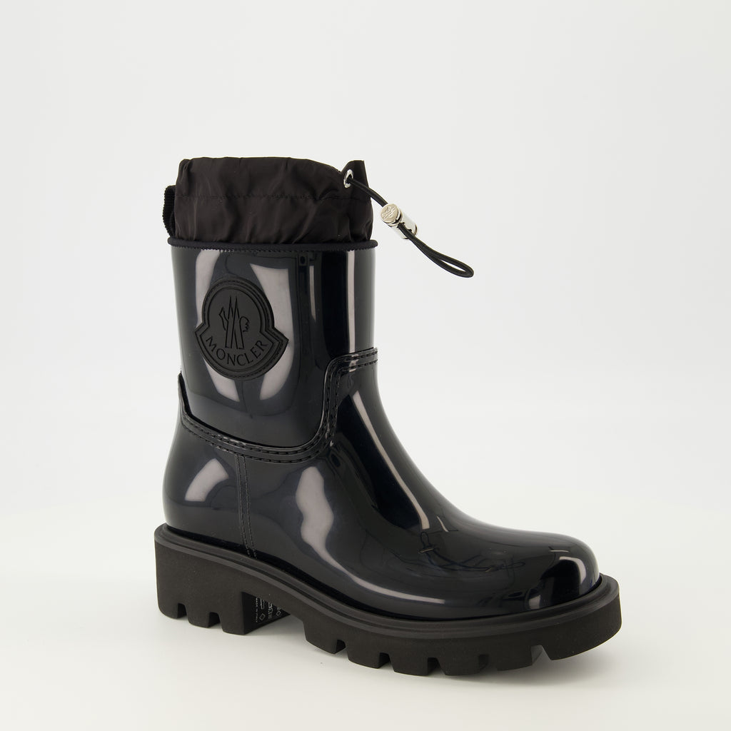 Bottines キックストリーム ブラック アンクルブーツ Moncler Noir Femme