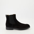Imagen de las botines de cuero ante de Tod's para hombre - Temporada Otoño-Invierno 2025 - Vista lateral derecha