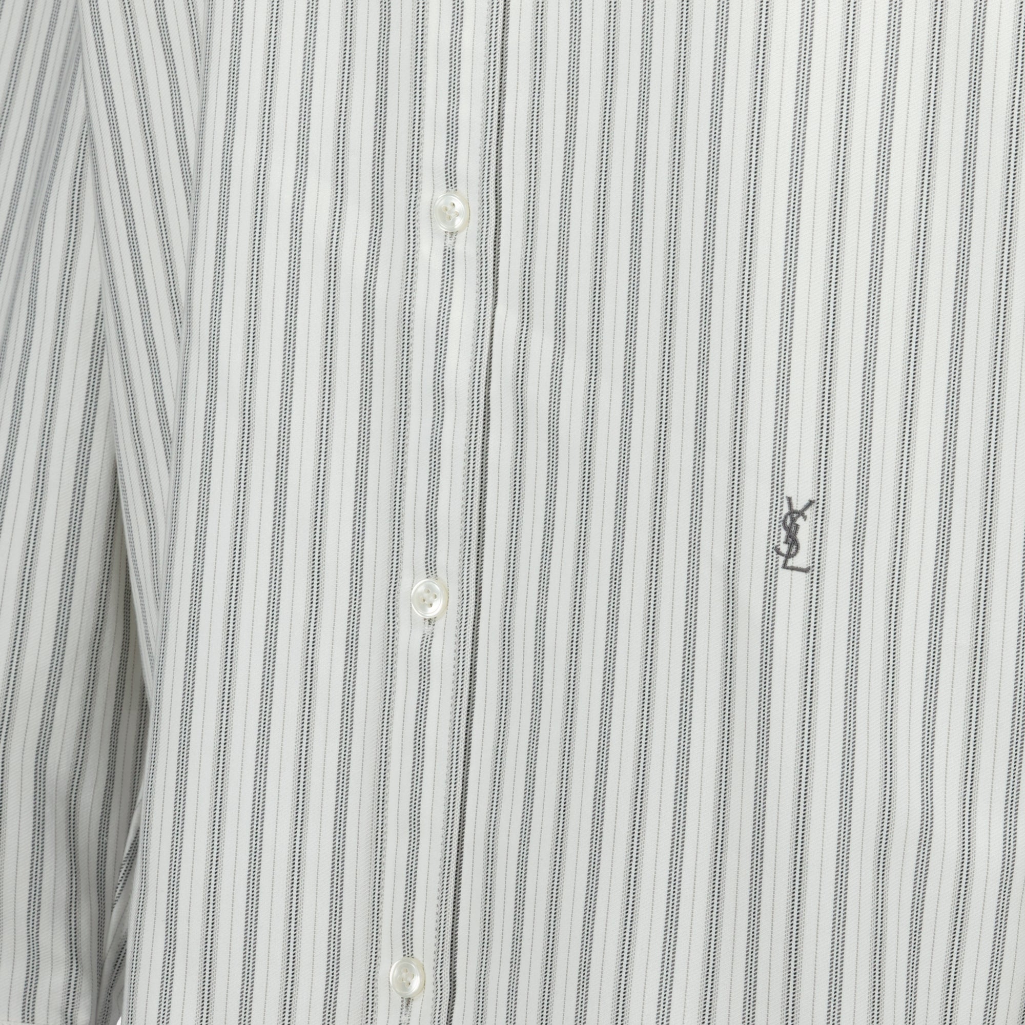 Shirts Striped Shirt Saint Laurent White Femme