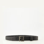 Imagen del cinturón reversible negro FF Squared de Fendi para hombre - Temporada Otoño-Invierno 2025 - Vista Frontal