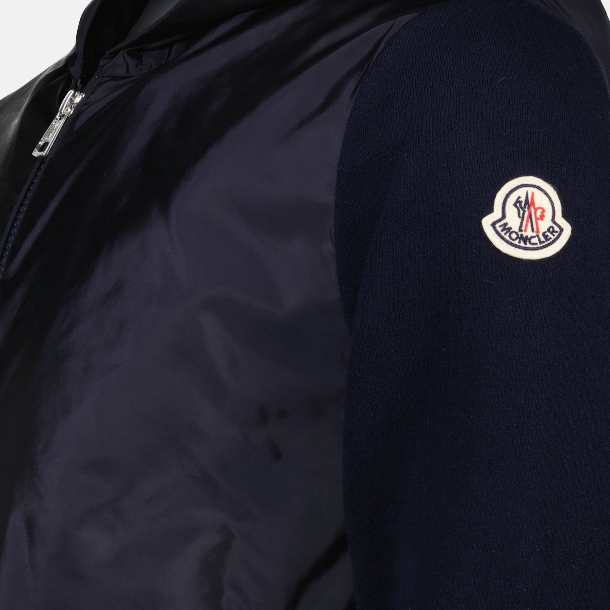 Vestes Navy Cotton Cardigan Moncler Bleu foncé Homme