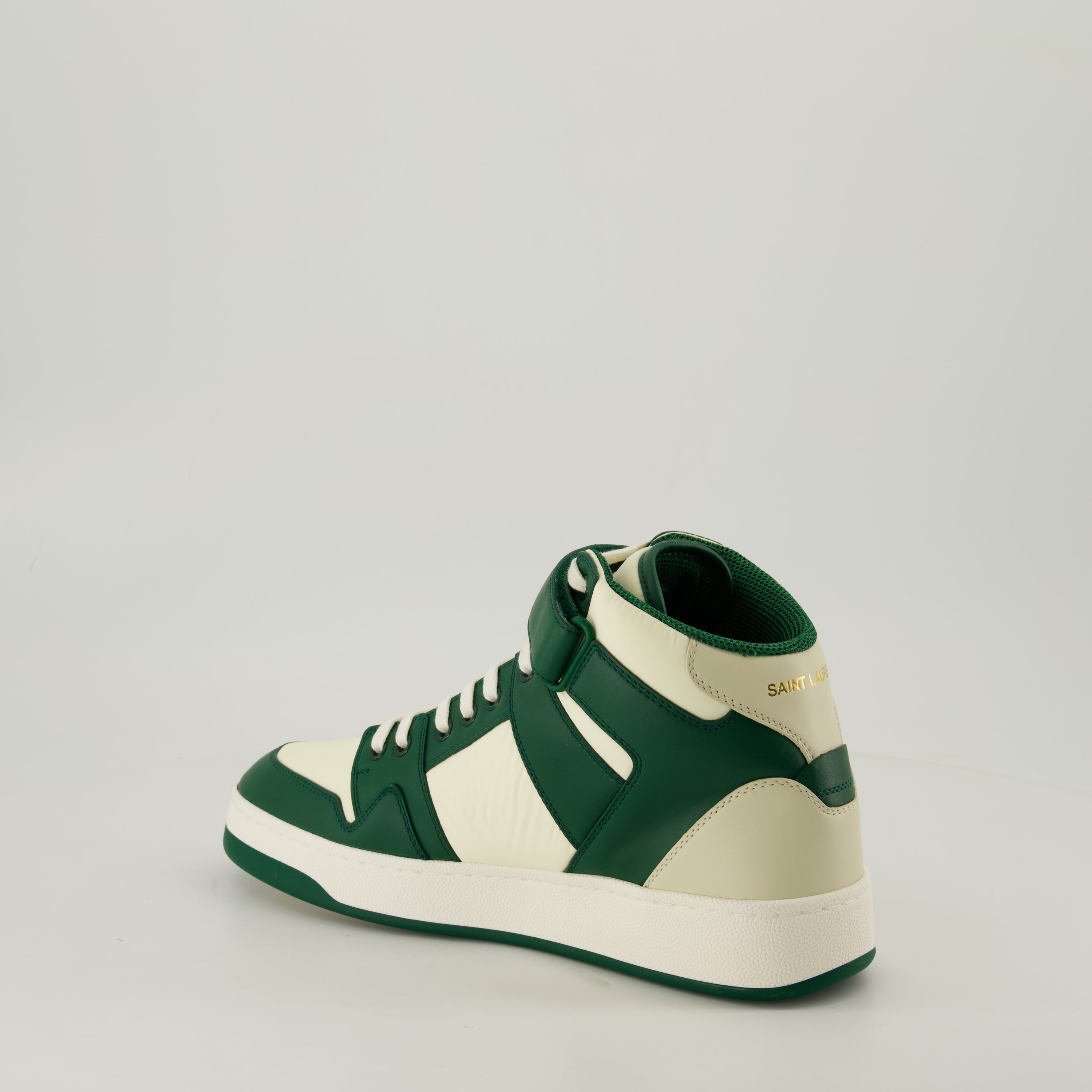 Sneakers Lax High-Top Sneakers Saint Laurent Green Homme
