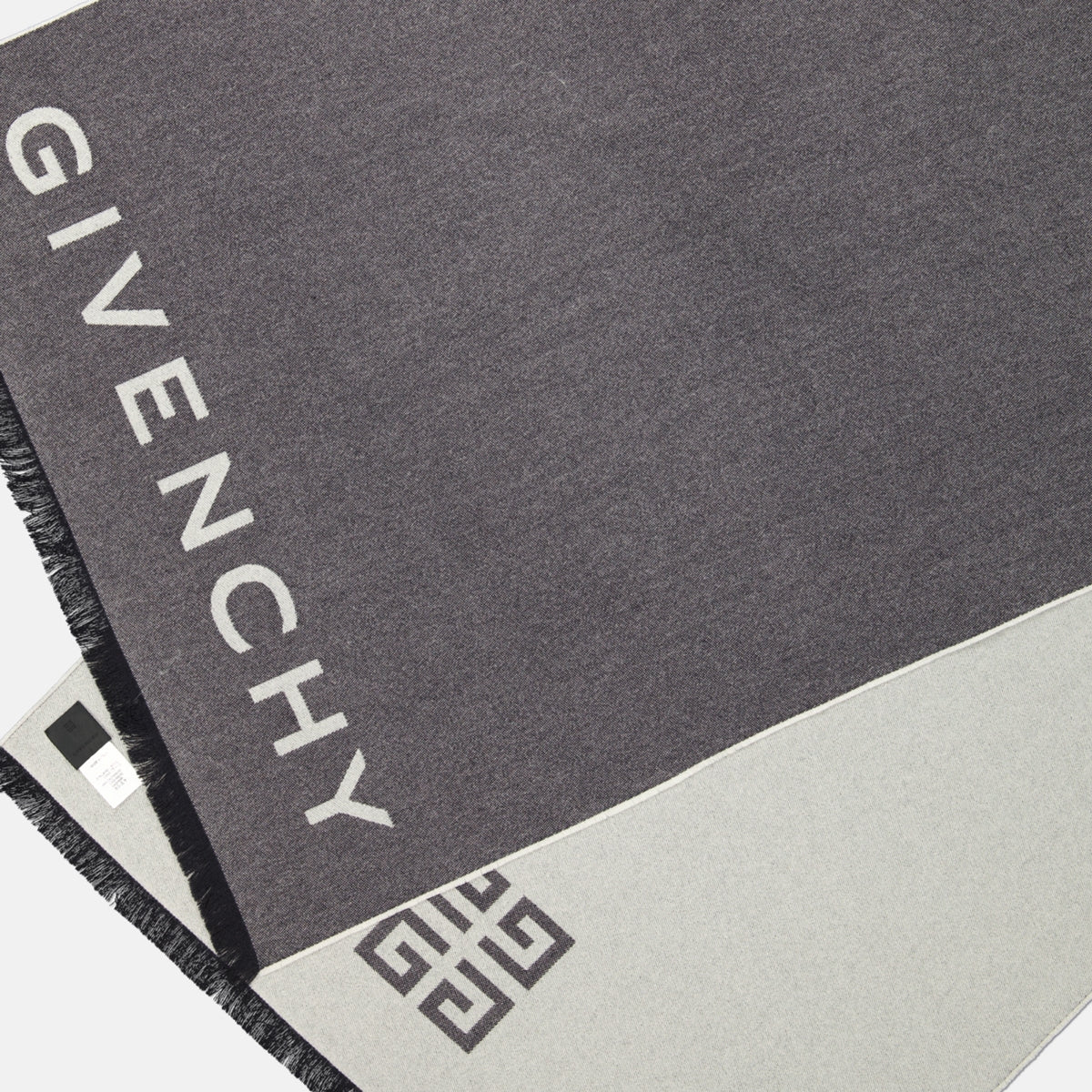 Scarves and gloves 4G Wool Scarf Givenchy Gray Femme