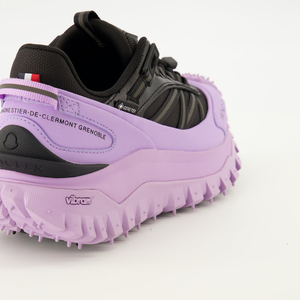 Baskets Trailgrip GTX Schwarz und Lila Sneakers Moncler Violet Femme