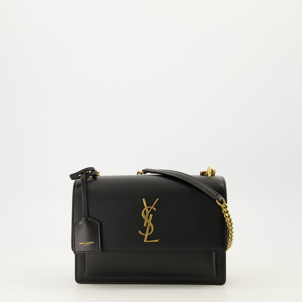 Image de l'article Sac Sunset medium de la marque Saint Laurent pour Femme - Saison Automne-Hiver 2025 - Vue de Face