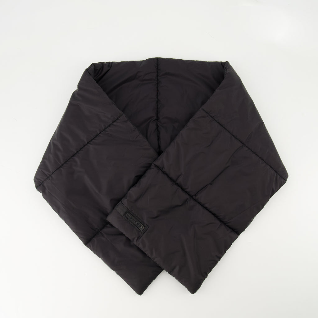 Bufandas y guantes Col matelassé Linea Rossa Negro Femme