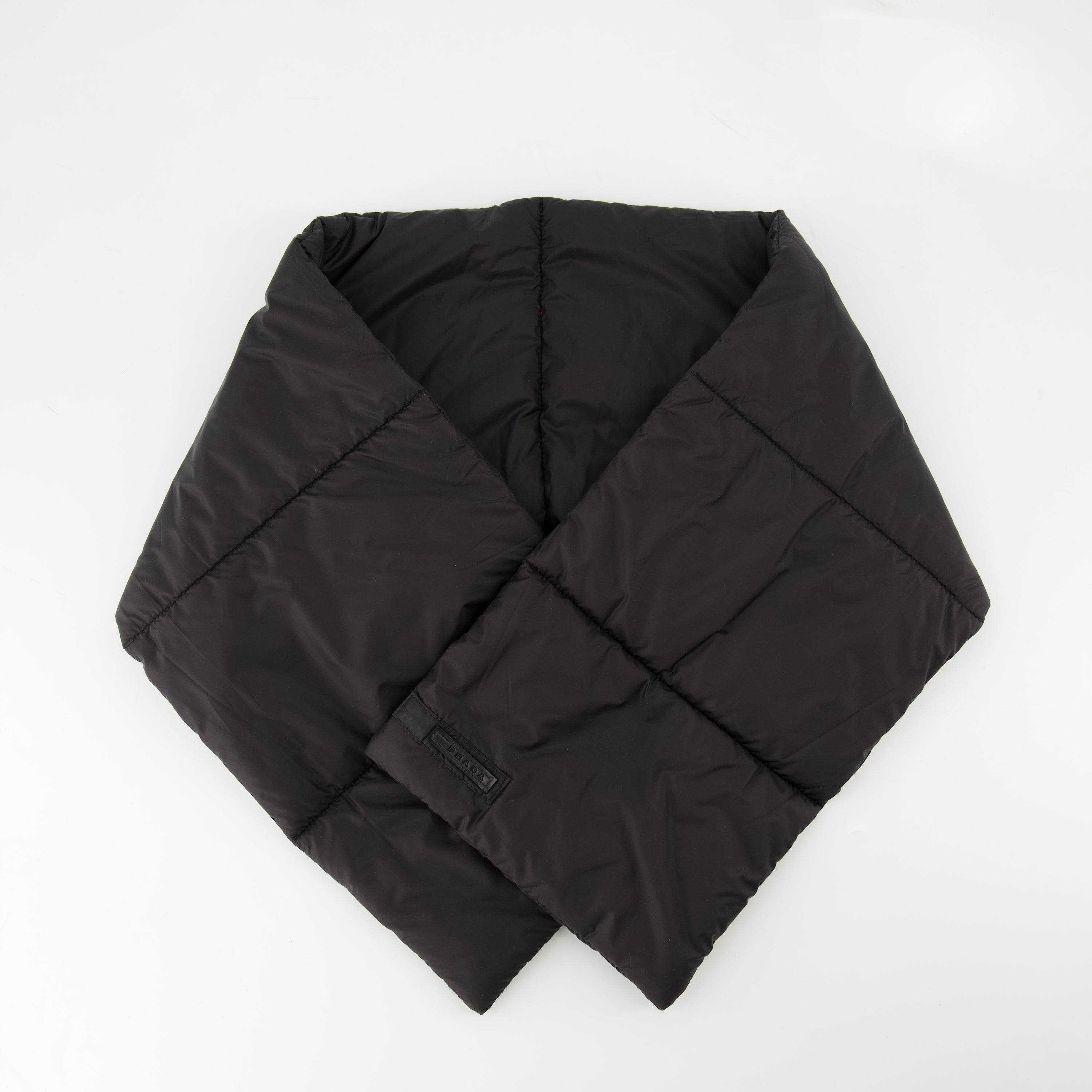 Bufandas y guantes Col matelassé Linea Rossa Negro Femme