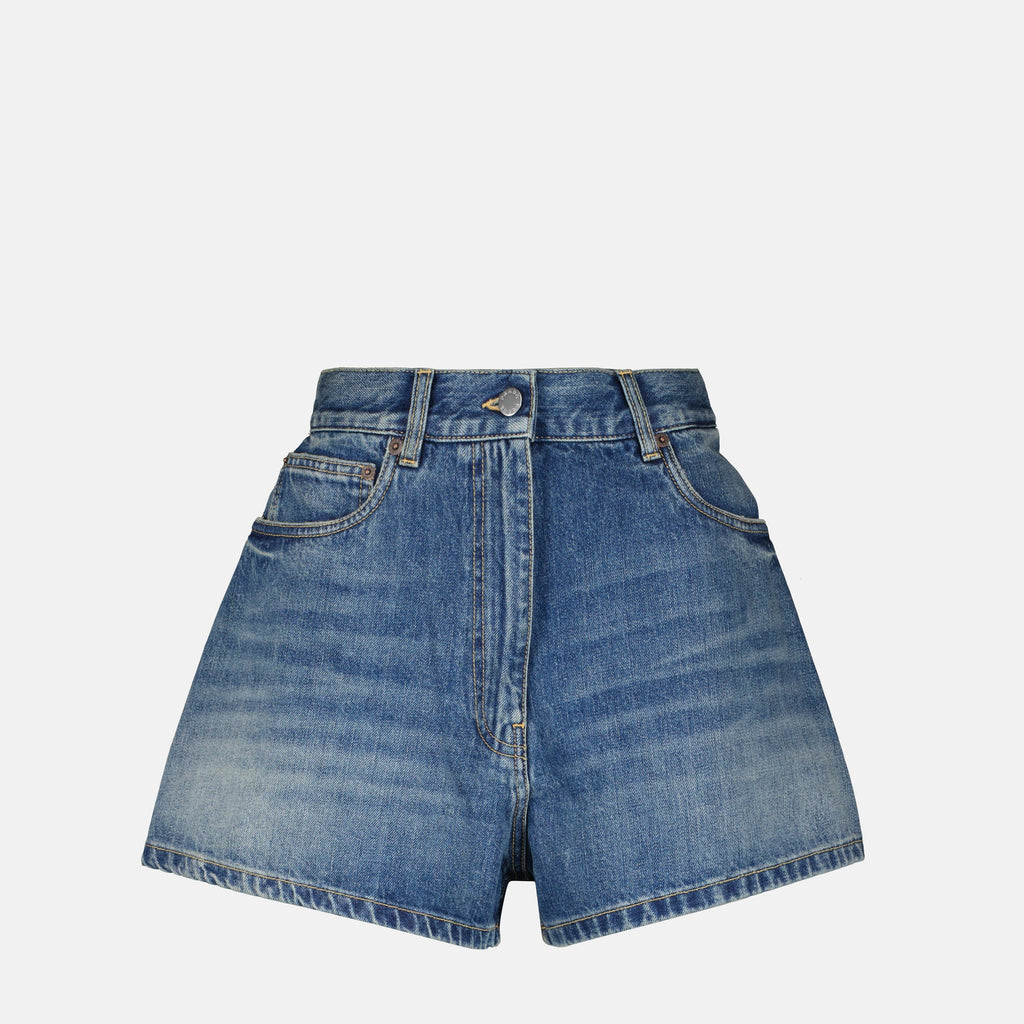 Bild der Prada Denim-Shorts für Frauen - Herbst-Winter 2025 - Vorderansicht