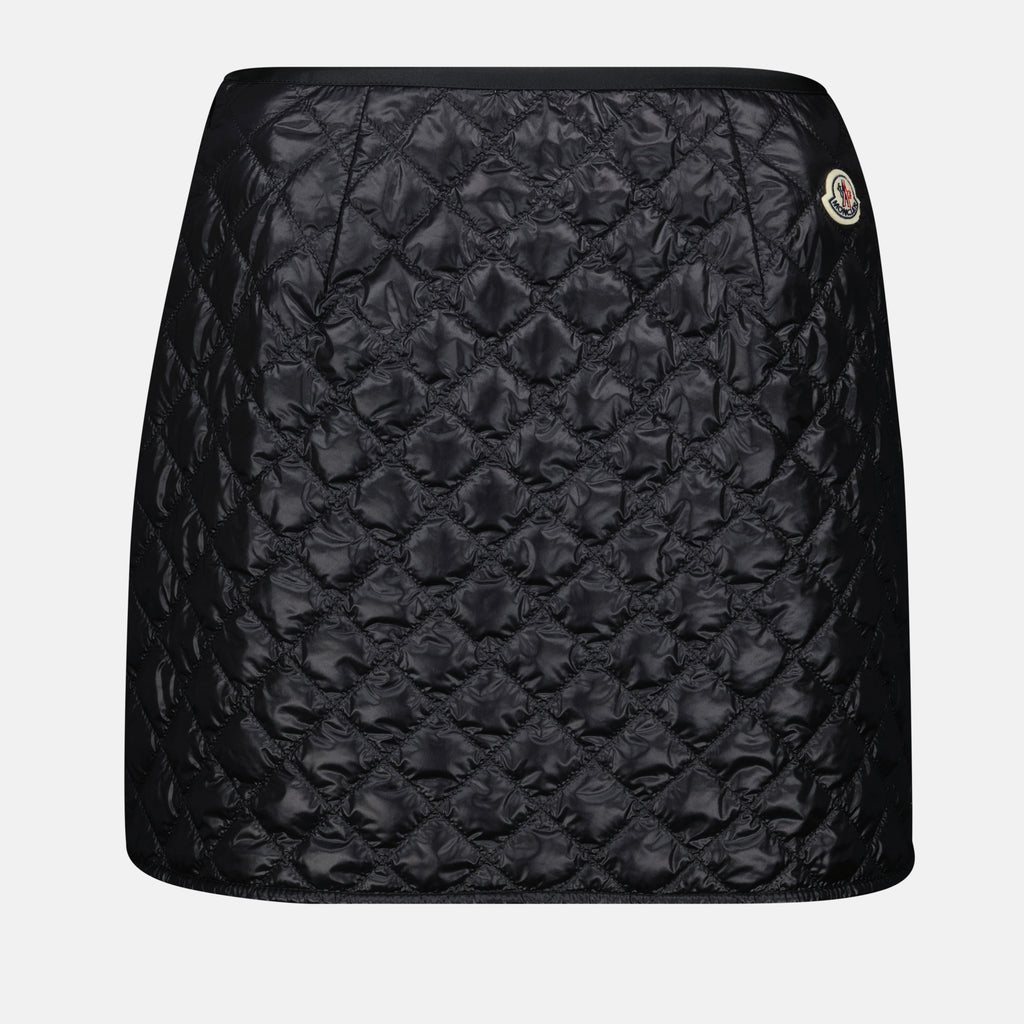 Röcke Jupe mini matelassée Moncler Schwarz Femme