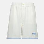 Shorts Shorts de Algodón Piqué Drole De Monsieur Blanco Hombres