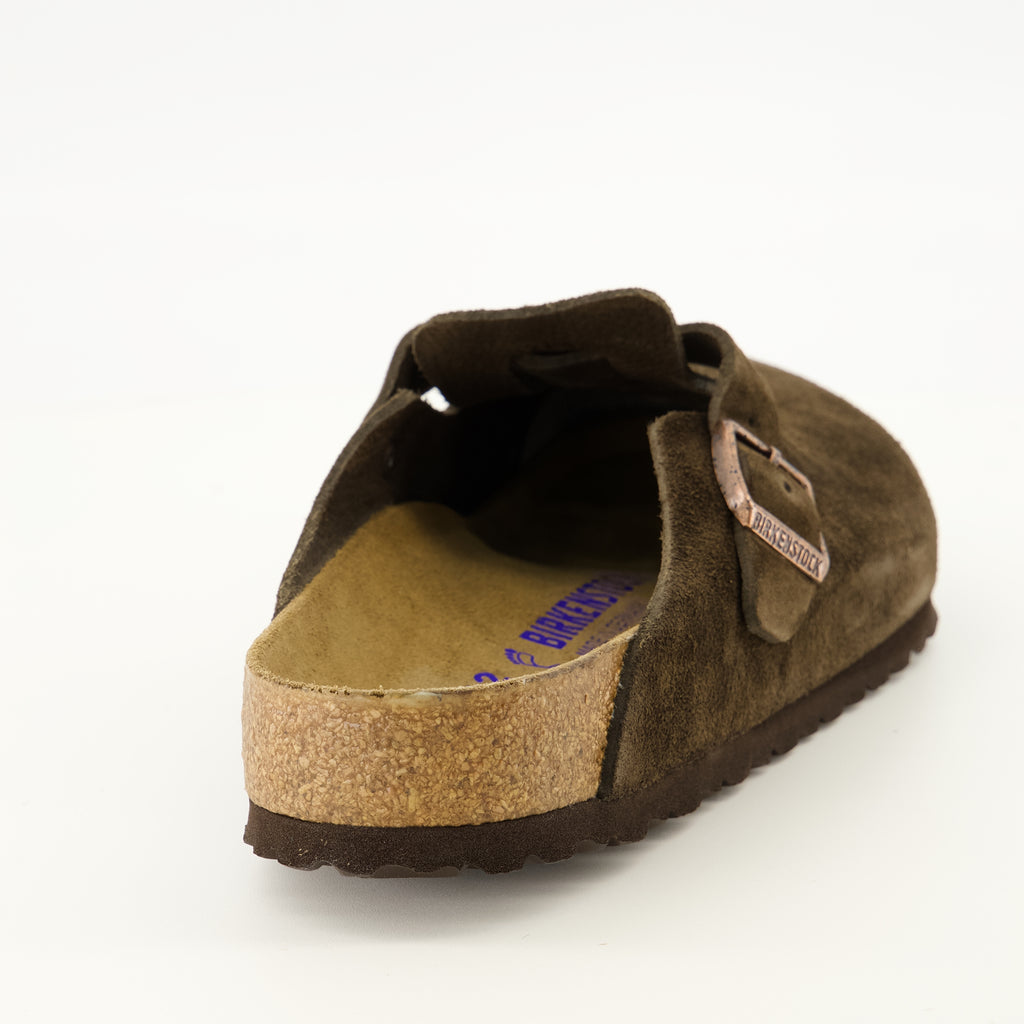 Chaussures ouvertes 브라운 보스턴 뮬 Birkenstock Marron Unisexe