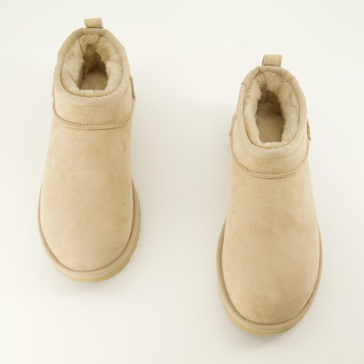 Bottines Bottes Classic Ultra mini beige Ugg Beige Femme