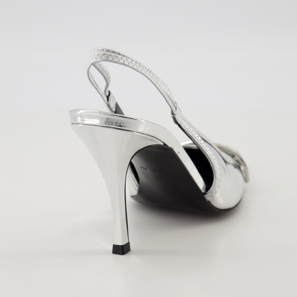 Heels Escarpins D-Venus argentés Diesel Silver Femme