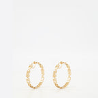 Jewelry Créoles à logo Versace Gold Femme