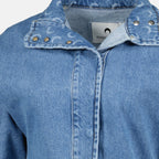 Imagen del artículo Chaqueta de Jean Moon Large de Marine Serre para Mujer - Temporada Otoño-Invierno 2025 - Vista Detallada_2